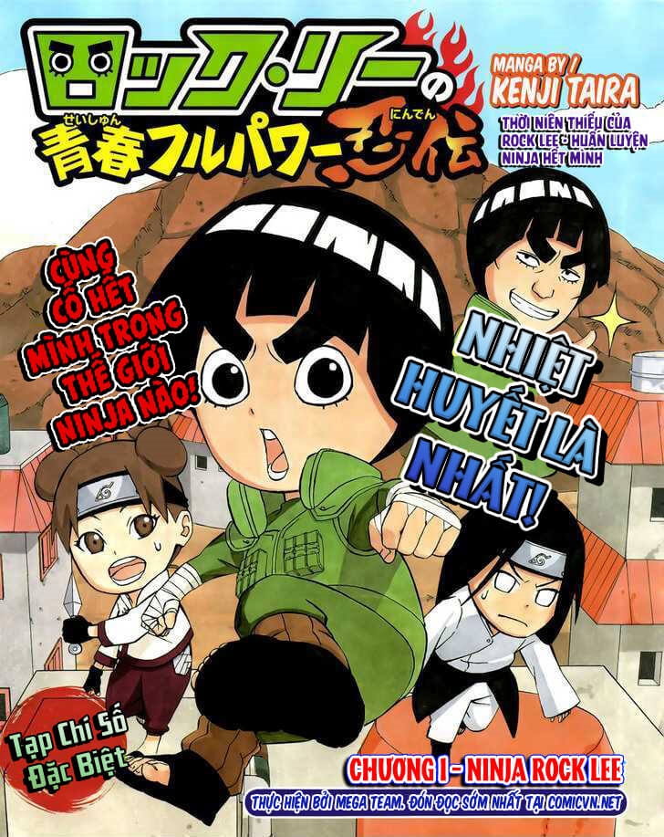 Truyện tranh Rock Lee No Seishun Full-Power Ninden Manga